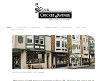 Tablet Screenshot of cricketavenue.com